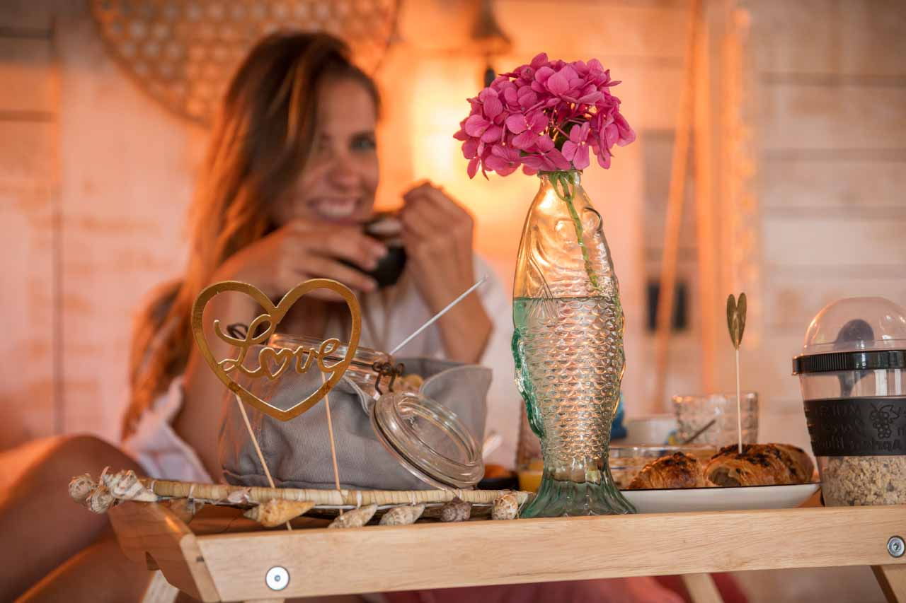 cabane sand femme romantique